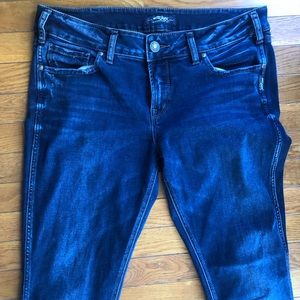 Silver Elyse Straight Jeans